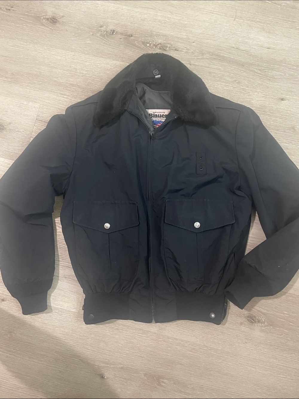 Blauer LEO Women’s Medium Black Tactical Winter Jacket | 40–42 | Fur Collar